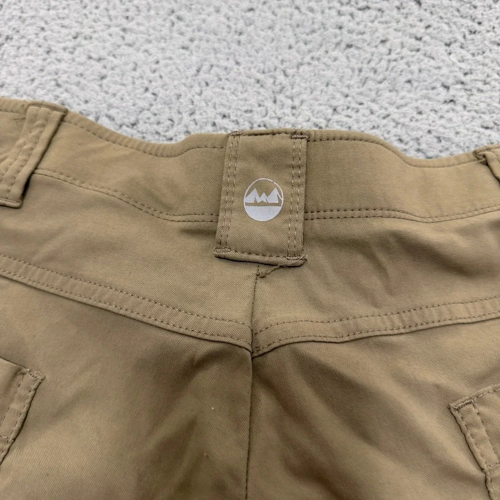 Wrangler Outdoor Series Cargo Shorts Mens Khaki Stretch Size 38